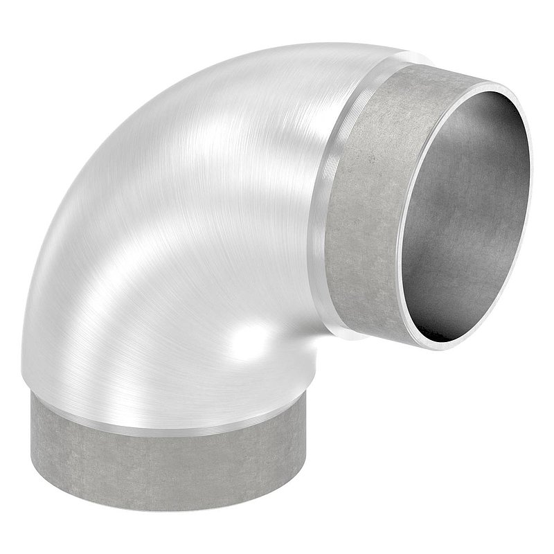 Tube coudé à 90°, pour tube Ø 60,3x2,0mm, V2A