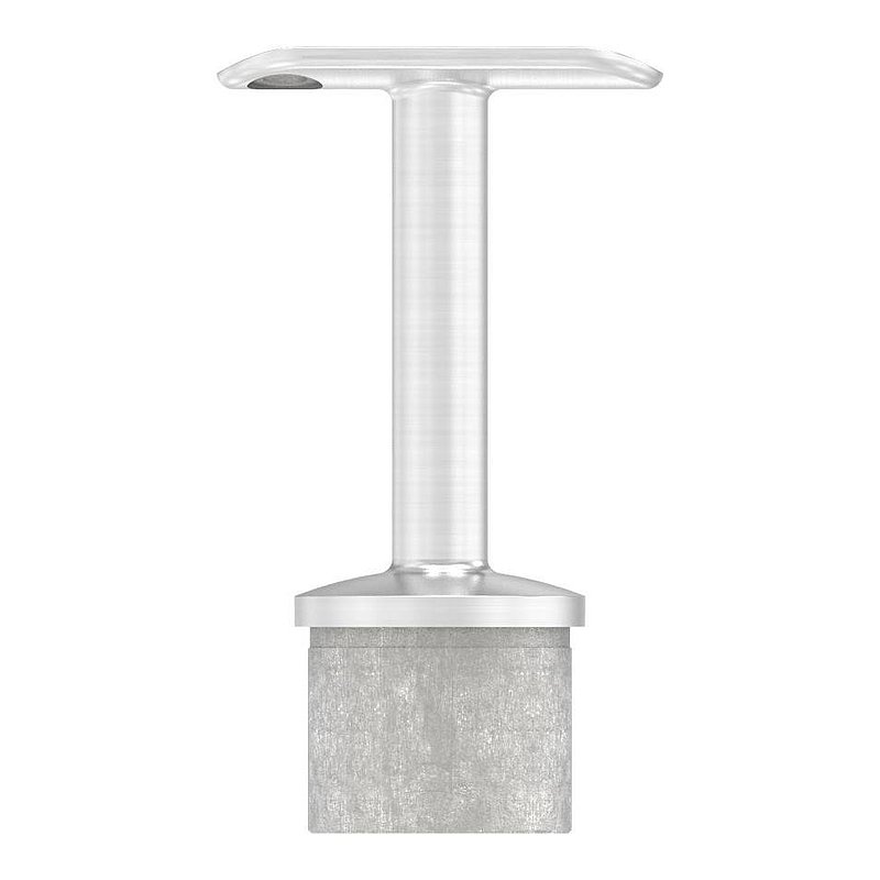 Tube end plug with pin for LED handrail, AISI316