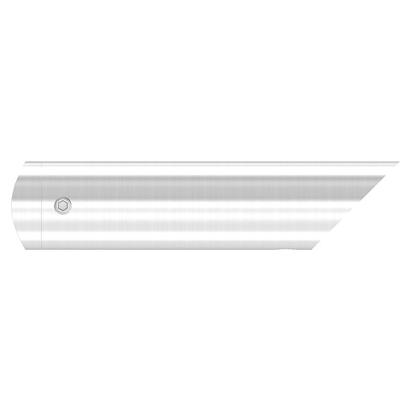 Support de tube incliné, avec raccordement en tube de Ø 42,4mm, V2A