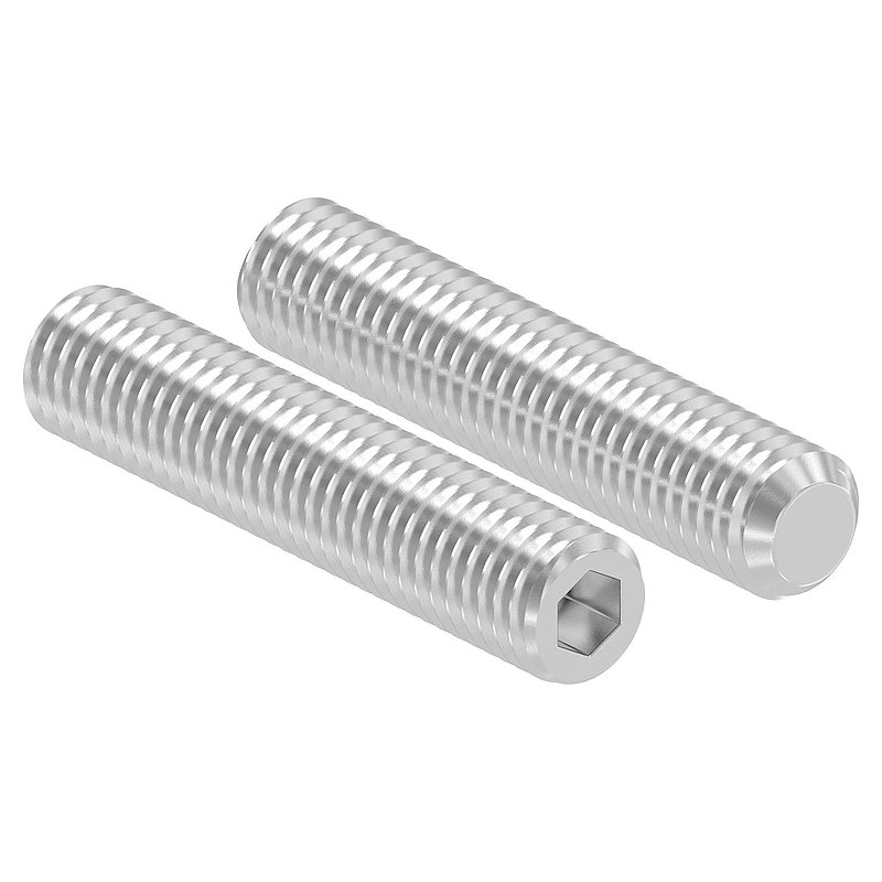 Gewindestift M10x50, V2A, DIN 913 / ISO 4026