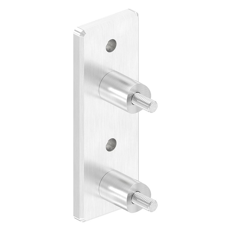 Wall mounting for railing posts 48.3 mm, AISI304