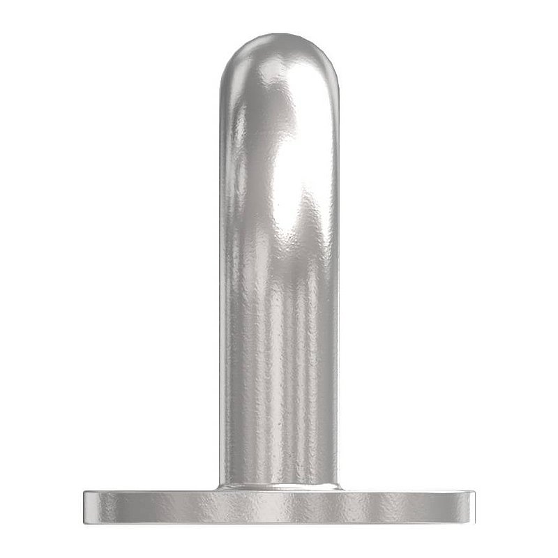 Fixing eyelet with oval plate AISI316
