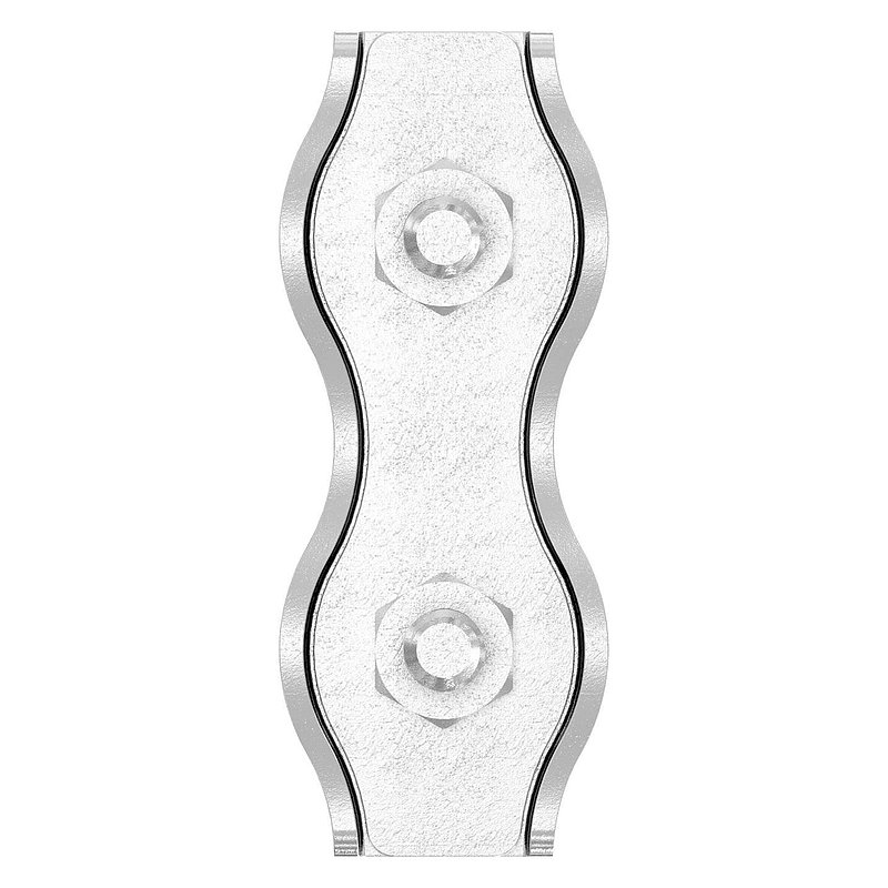 Duplex clamps for rope 6mm, AISI316