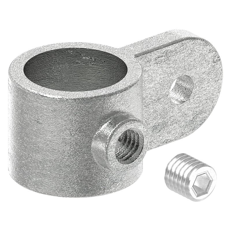 Halter mit einer Lasche, für Rohr Ø 33,7mm
