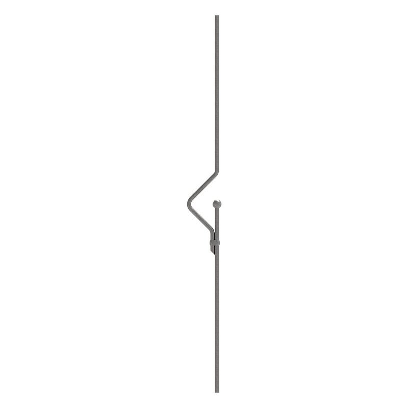 Barre design Ø12mm, lisse, H : 1000mm, S235