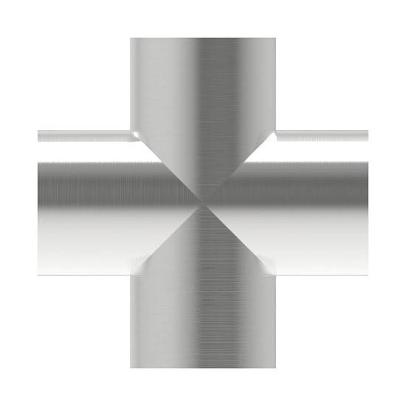 Croix, 42,4x2,0mm, V2A