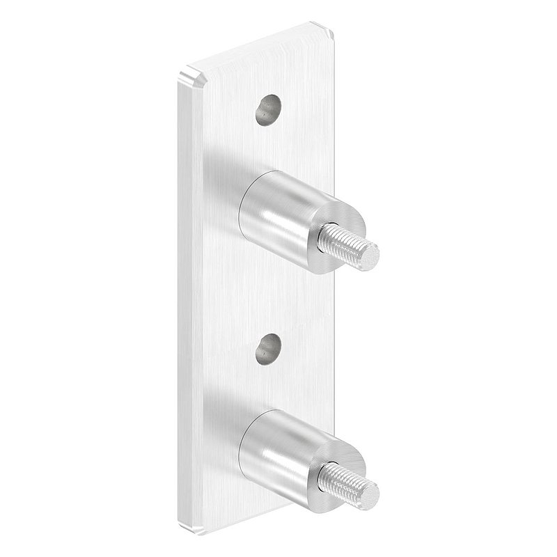 Wall mounting for railing posts 42.4 mm, AISI304