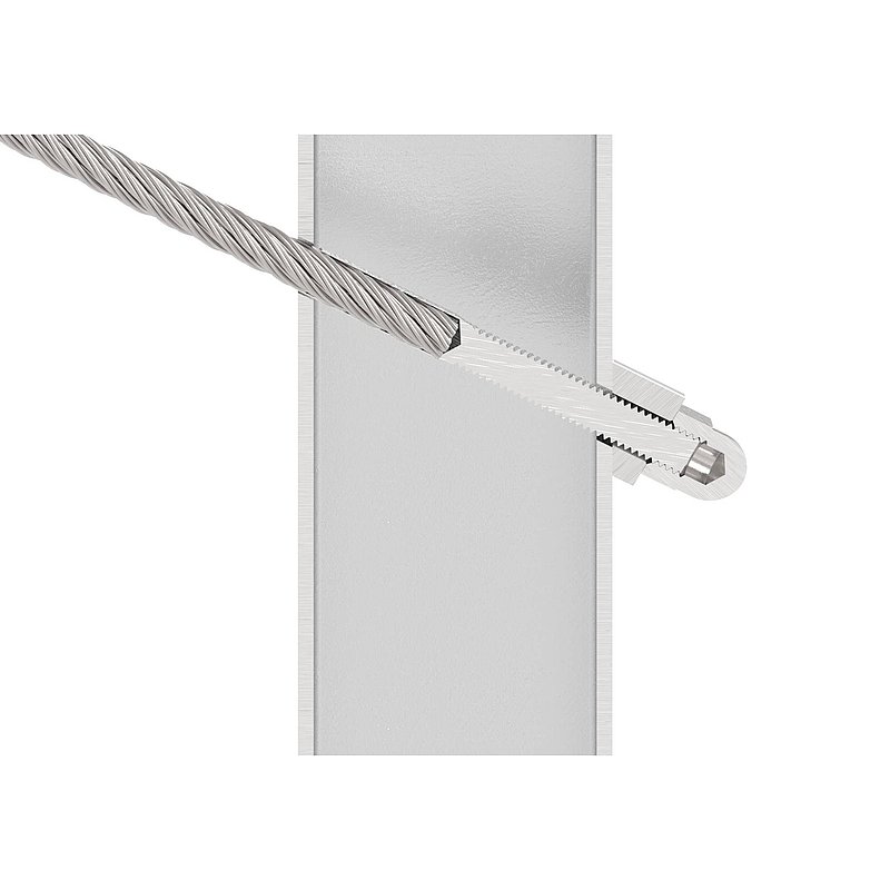 Moulded connection, for M5 thread, AISI304