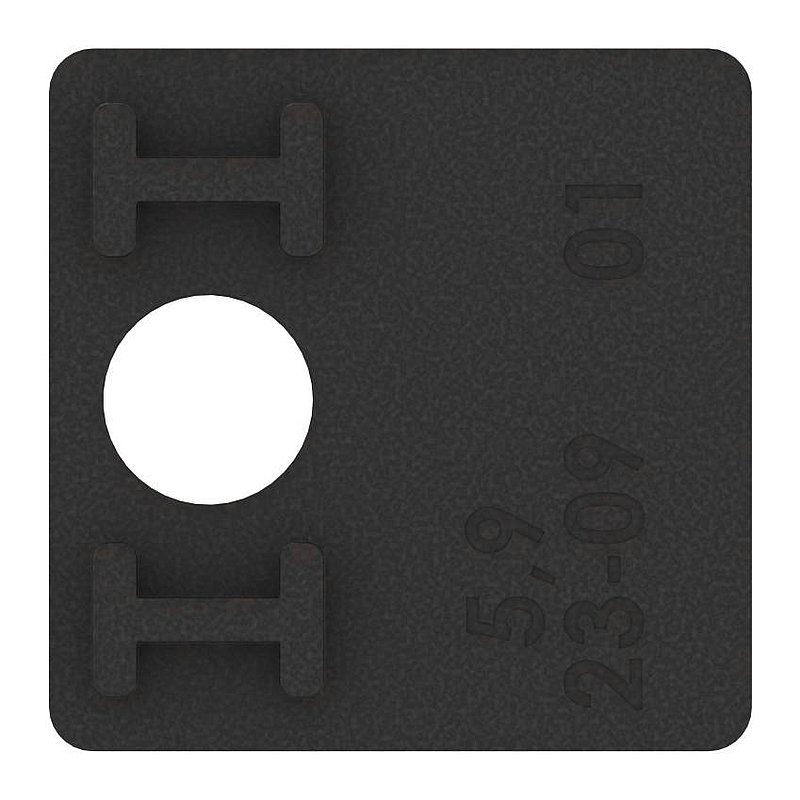 1 Paar Gummi für Mod. 36, für ESG-Glas 6mm