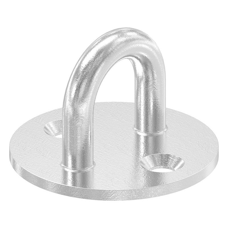 Fixing eyelet, round bar: 6mm, AISI316