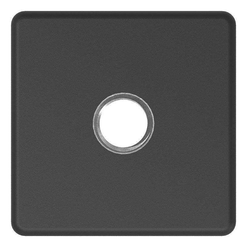 Kunststoffkappe für Quadratrohr 40x40mm, mit M10