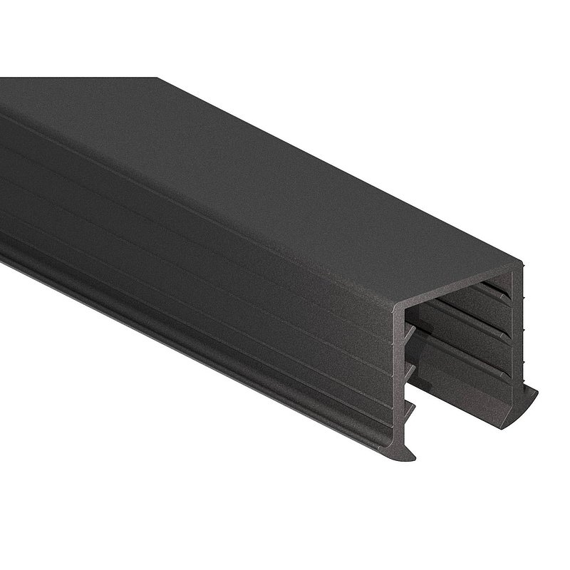 Wedge seal for glass 24.76 - 25.52mm, for groove 34x34mm, 6m