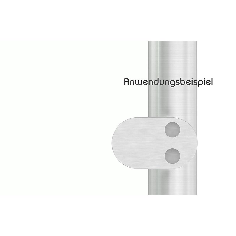 Sichtschutz Endglasklemme Mod. 25, V2A