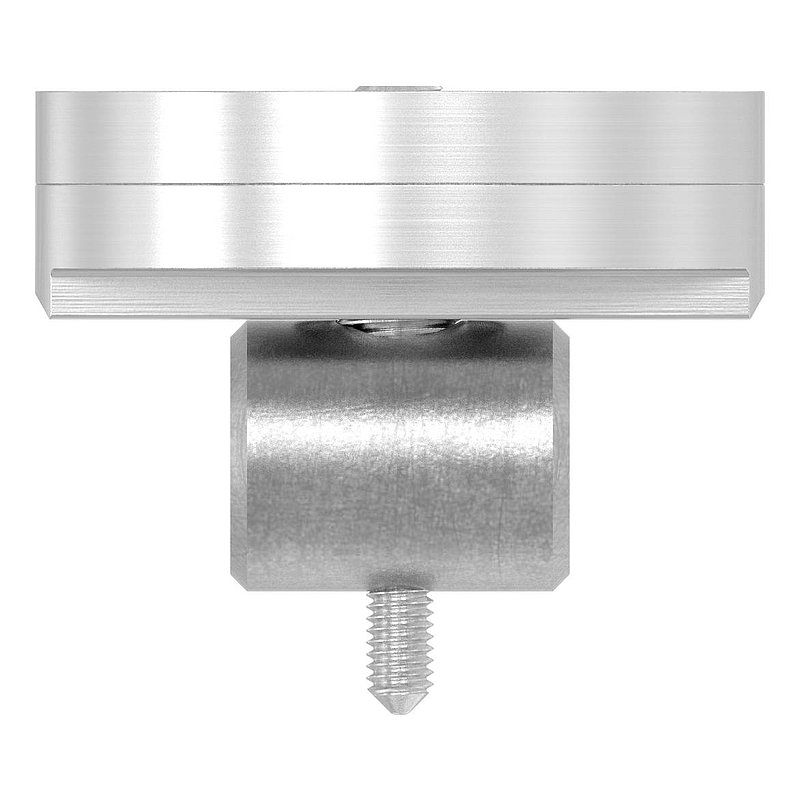 Fixation murale pour rail de guidage, pour mur en bois ou béton, V2A