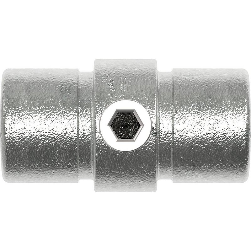 Connector, straight, in tube, for pipe Ø 48.3 mm