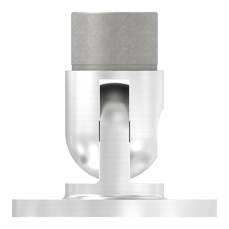 Wandhalter flexibel, für Rohr 33,7x2,0mm, V2A