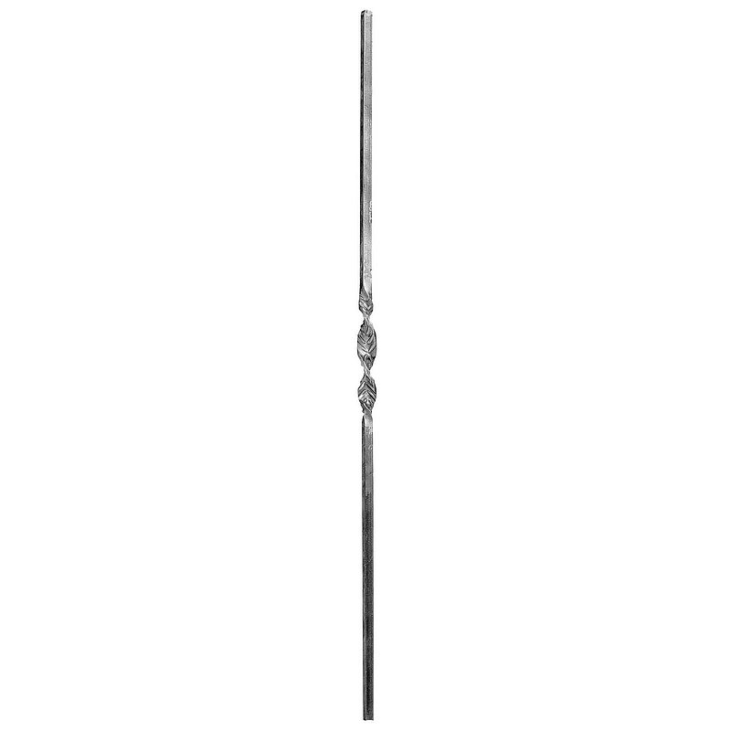 Zierstab 12x12mm, glatt, H: 1000mm