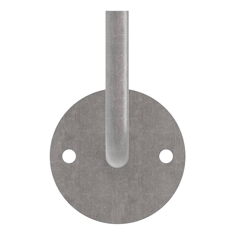 Handlaufträger mit Ronde flach, 70x4mm