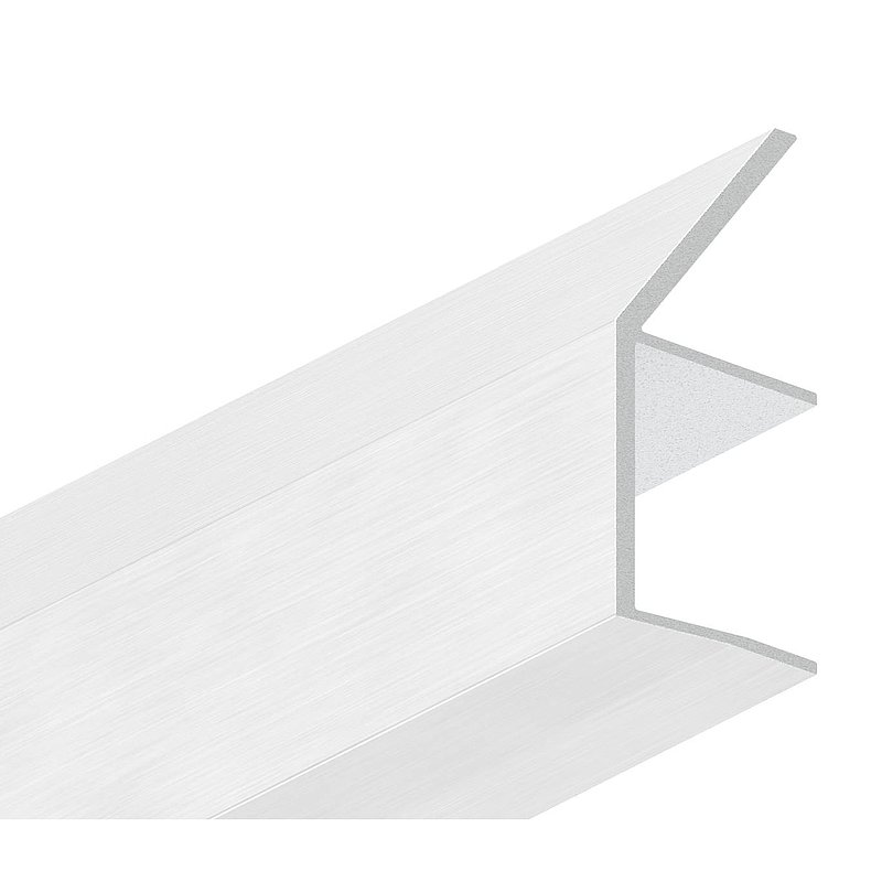 Regenrinne für Vordächer, Glas 21,52mm, L=1800mm, E4/EV1
