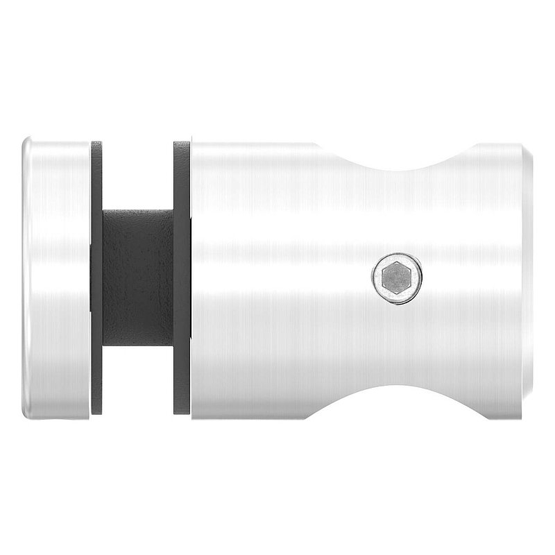 Querstab-Glashalter  Ø25mm für 16mm Rund, für Glas 6-12,76mm, V2A