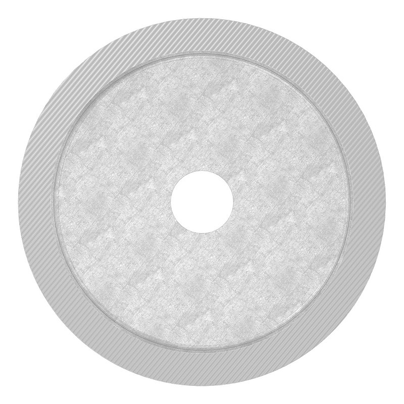 Partie inférieure pour point de fixation 62mm, ép.: 10mm, V2A