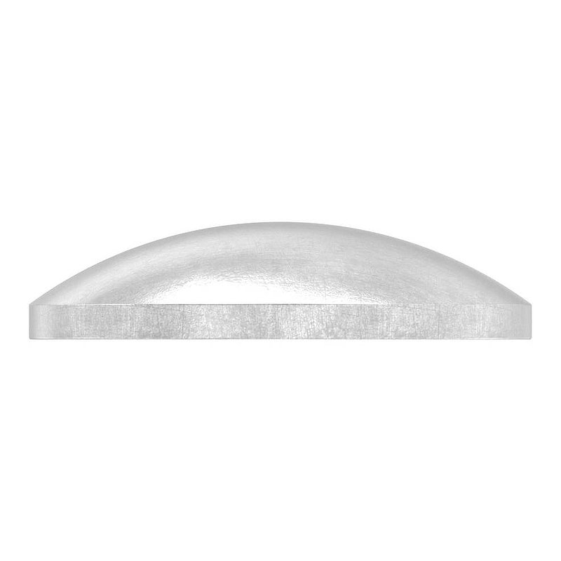 Gewölbte Schale Ø 21,3x1,5mm, H: 5mm, roh, V2A