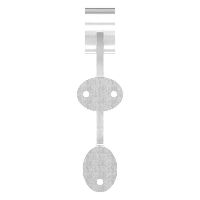 Footrail / handrail support, for tube 33.7mm, AISI304