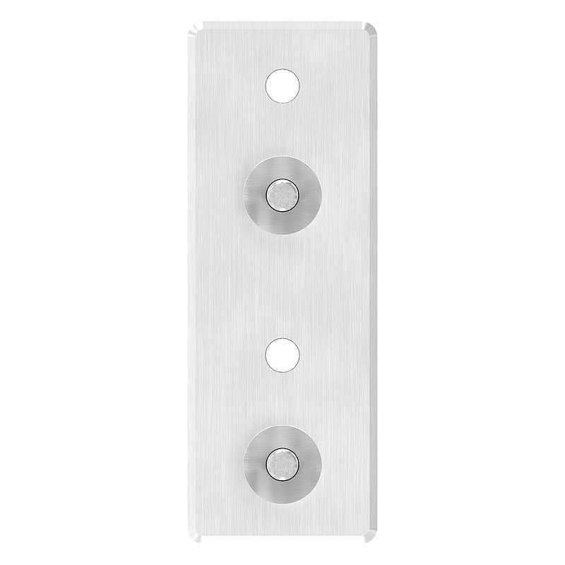 Wall mounting for railing posts 48.3 mm, AISI304