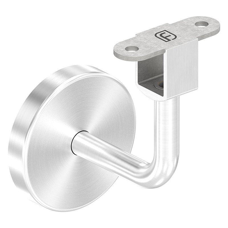 Support de main courante pour main courante LED (rond et étrier soudés), V2A
