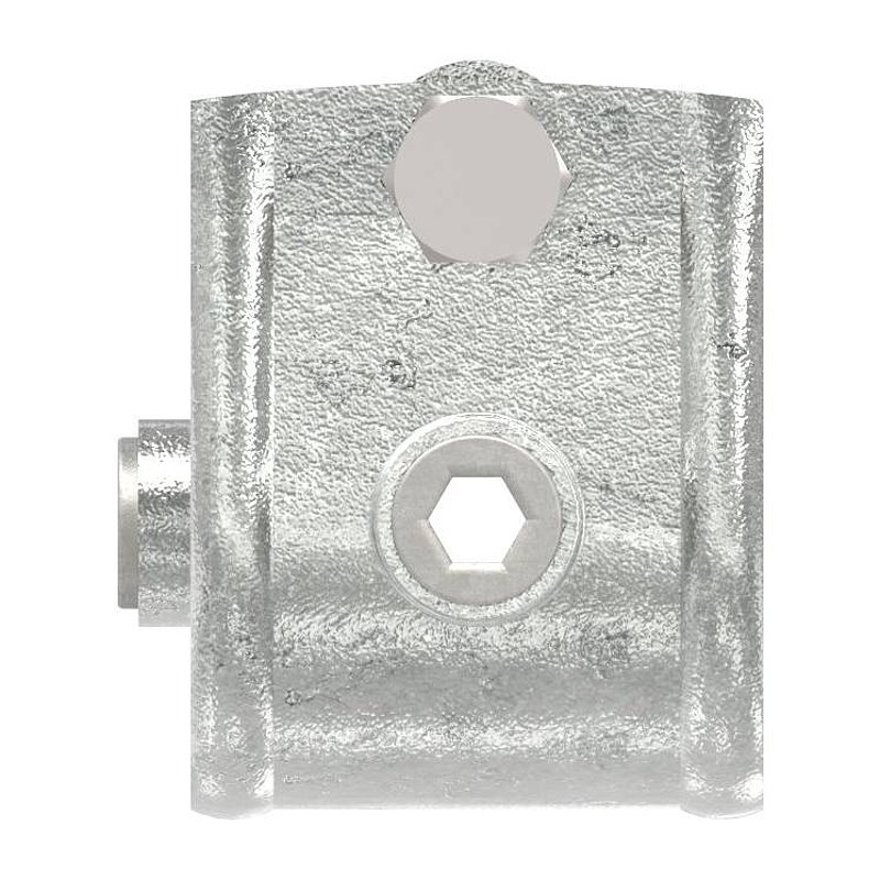 T-piece with screw, for 42.4mm pipe