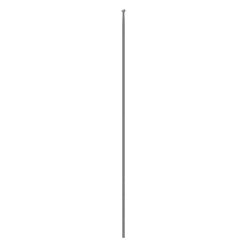 Zaunstab Ø 12mm, H: 1020mm, konisch, Knopf eckig