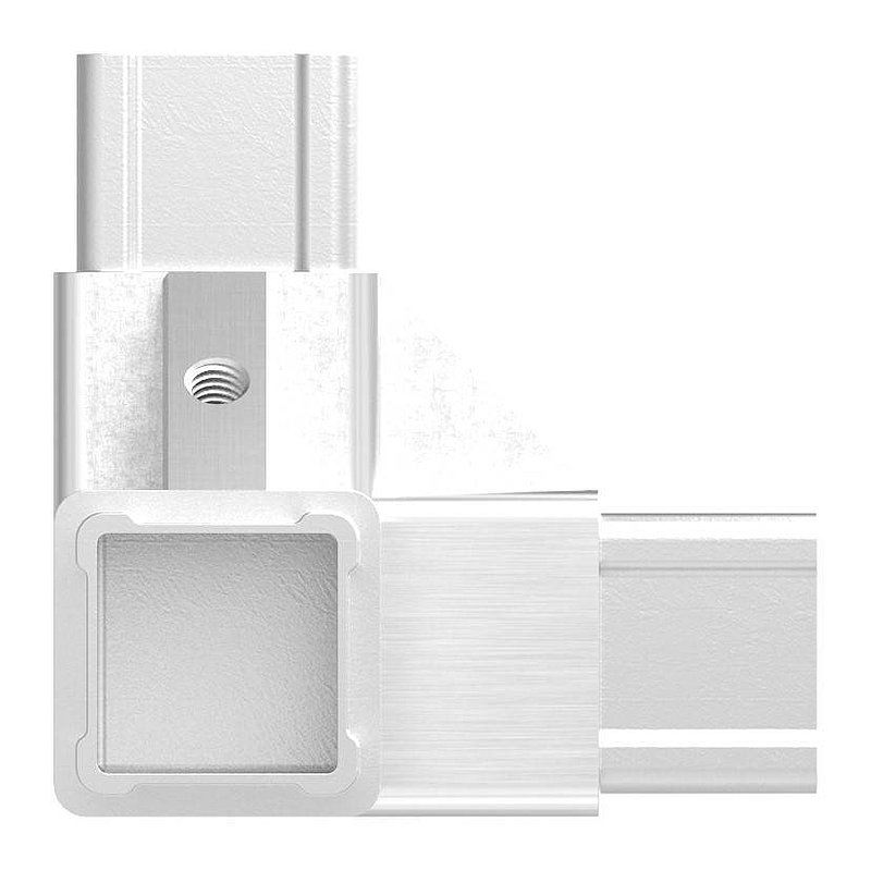 CORNECT® corner 90° with outlet, AISI304