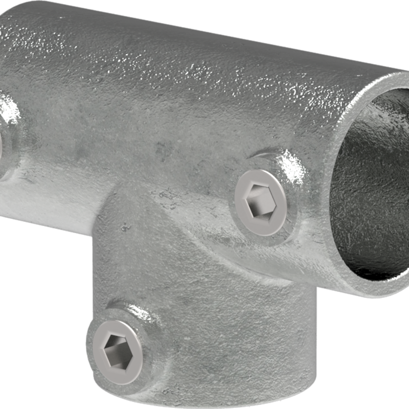 Raccord en T égal, pour tube Ø 48,3mm