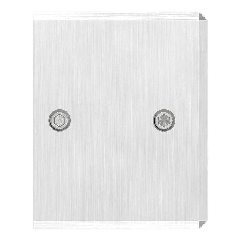 Wall mounting for 40x40mm square groove, left, AISI316