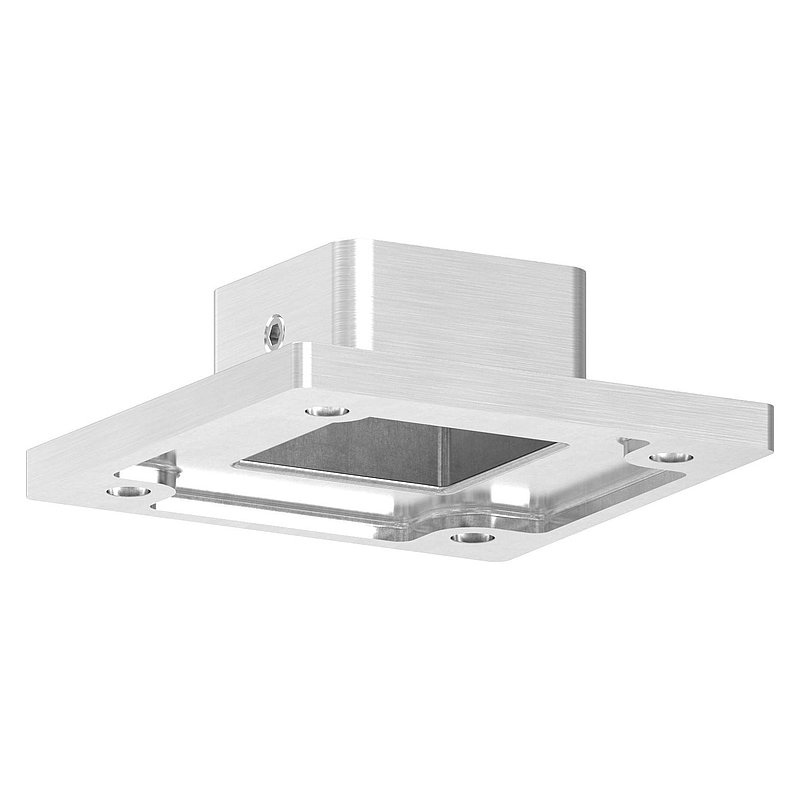 Wand- und Bodenanker, für Rohr 30x30mm, V2A
