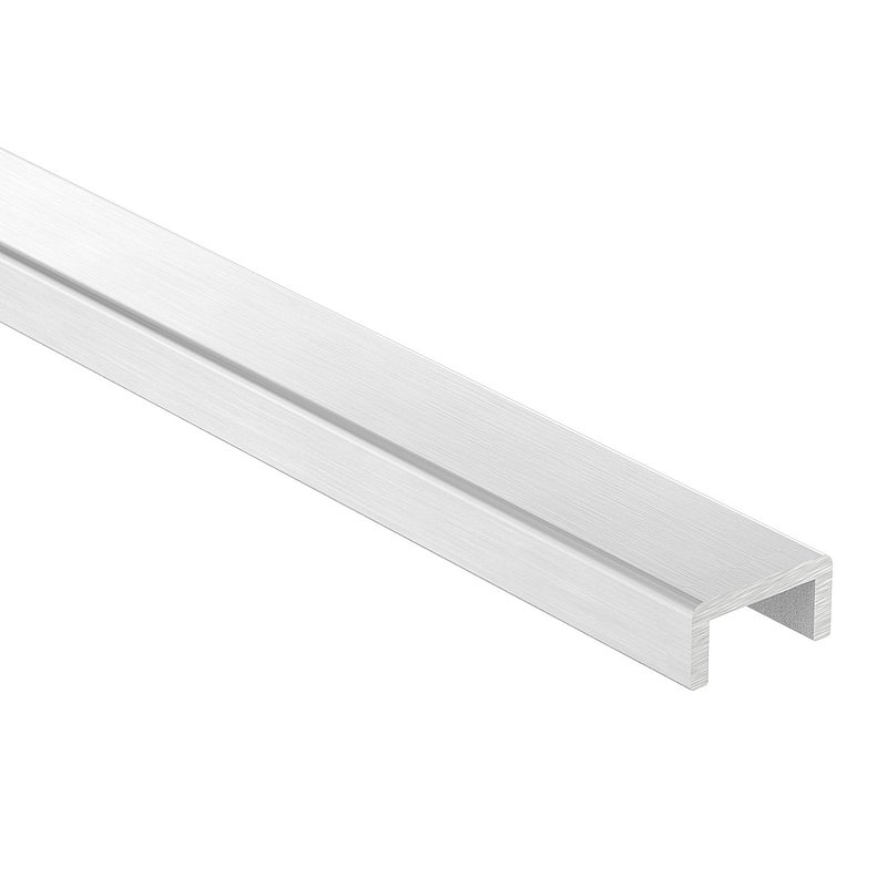 Aluminium-U-Profil, 24x12x3mm, L: 6000mm