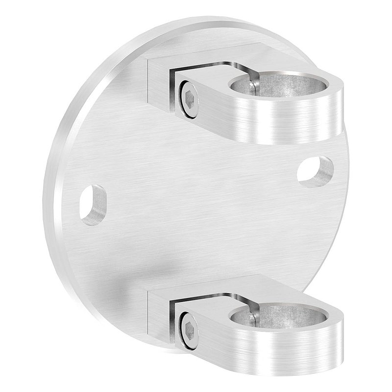 Wandbefestigung für Geländerpfosten 33,7mm, V2A