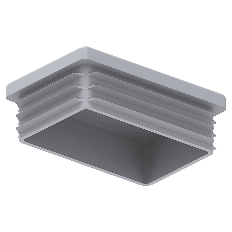 Kunststoffkappe für Rechteckrohr 60x40mm