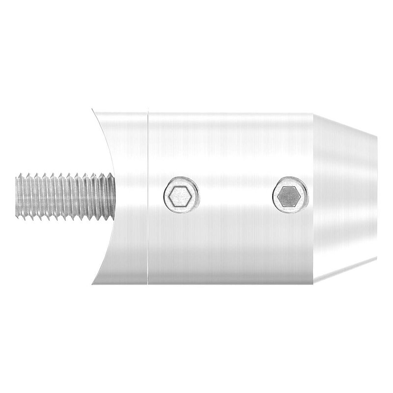Support de lisse transversale (à insérer en extr. de fer) pour tube 42,4mm, trou borgne 12,2mm, V2A