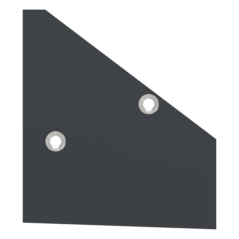 Endkappe links für eleganza canopy, RAL 7016