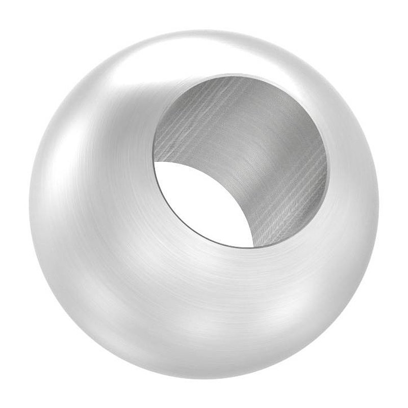 Vollkugel Ø 20mm mit Durchgangsbohrung 10,2mm, V2A