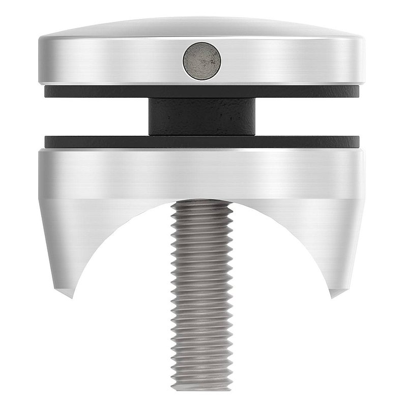 Glass point holder 52mm, connection: 42.4mm, AISI316