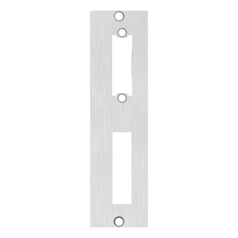 Edelstahlschließblech 172x46x3,0mm, für Abstand 72mm, V2A