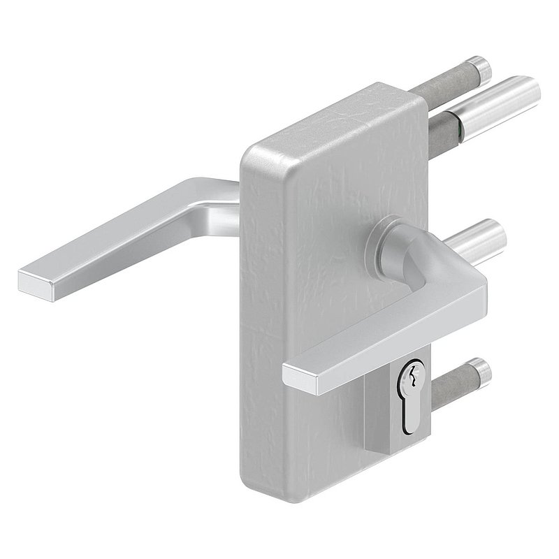 grille gate lock GTS 2 for tube thickness 60-80mm, blank housing