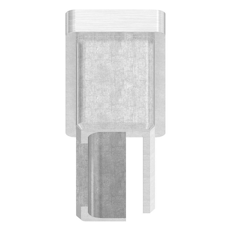 Push-in cap, for tube 50x20x2.0mm, AISI304
