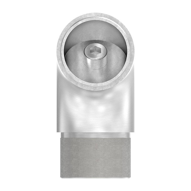Rohrbogen 90°, verstellbar, für Rohr 42,4x2,0mm, V2A