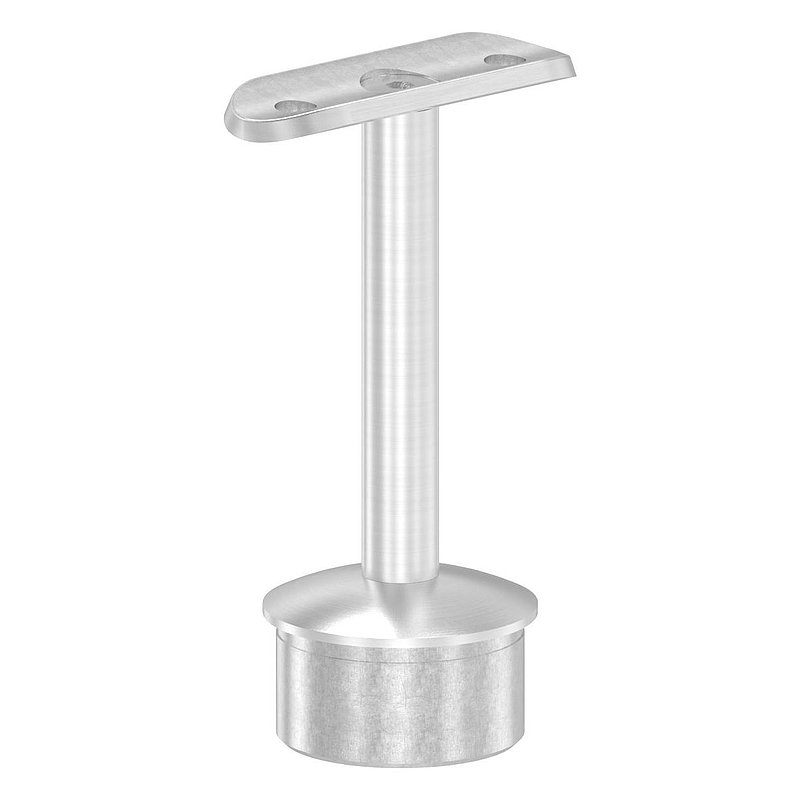 Rohrabschlussstopfen für Rohr 42,4x2,0mm, Handlaufanschlussplatte: 42,4mm, V2A
