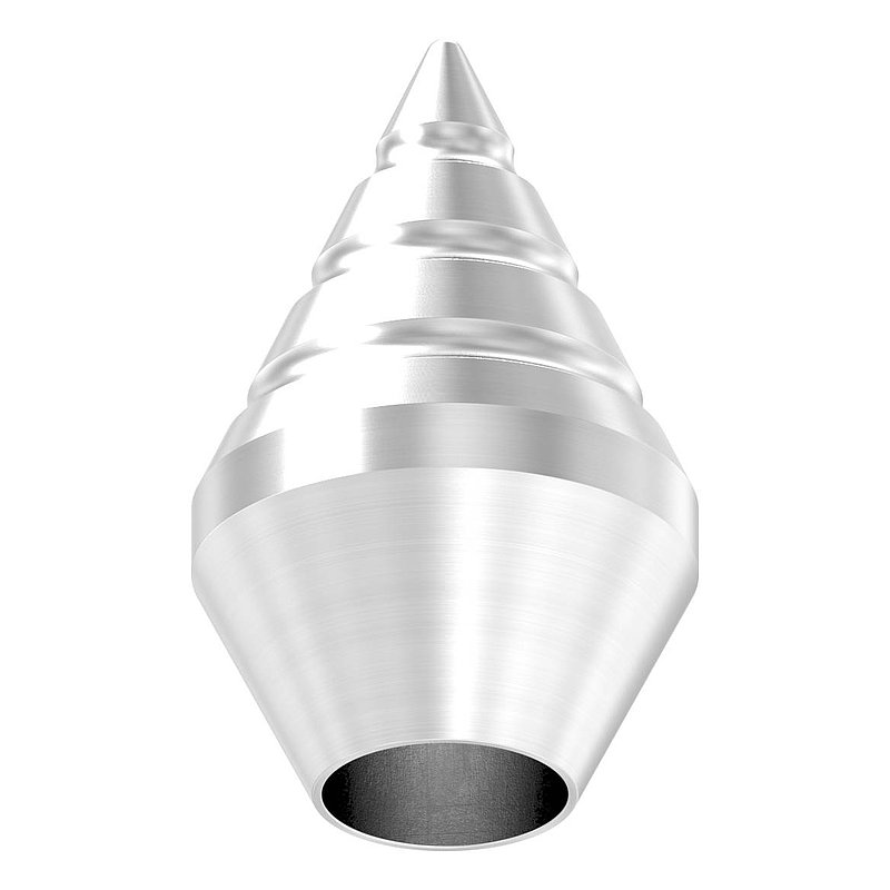 Zierspitze für 12mm Rundmaterial, V2A