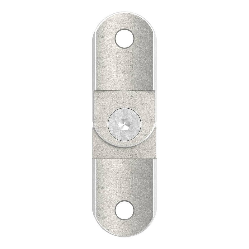 plaque de raccordement de mains courantes réglable, 42,4mm, V4A