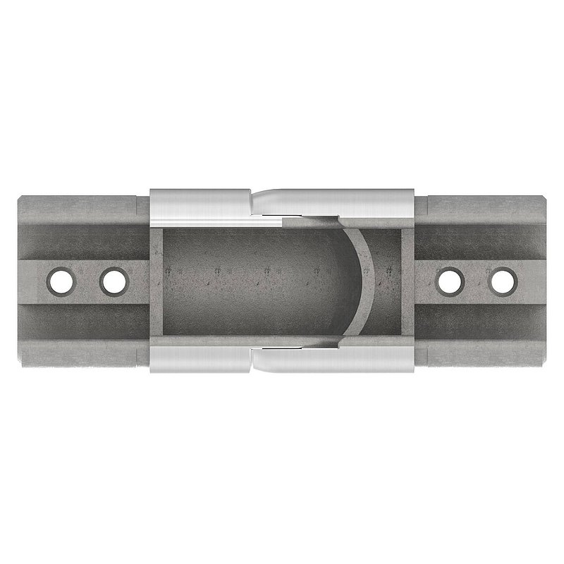 Verbinder flexibel für Nutrohr 42,4mm, V2A